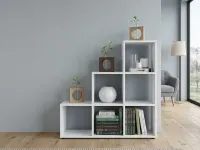 Regał schodkowy m3.3 biały