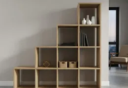 Regał schodkowy m4.4 Dąb cremona