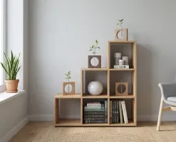 Regał schodkowy m3.3 Dąb evoke