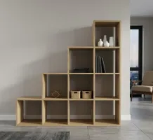 Regał schodkowy m4.4 Dąb cremona