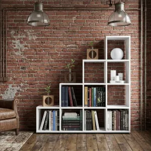 Regał schodkowy m4.4 biały