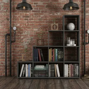 Regał schodkowy m4.4 grafit