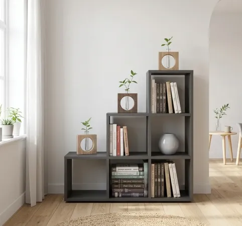 Regał schodkowy m3.3 grafit