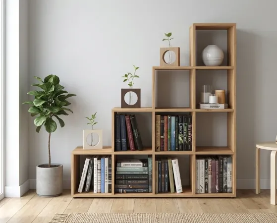 Regał schodkowy m4.4 Dąb evoke